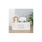 Wander Often Beach Hut Caravan Wooden Ornament